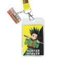 thumbnail image 3 of Hunter X Hunter Merch Pro Hunters ID Badge Holder Keychain Breakaway Lanyard w/ Acrylic Charm, 3 of 6
