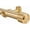 Warm Gold, variant on Heavy Duty Curtain Rods, 1 1/8 Inch Diameter Single Curtain Rod 36-72Inch(3-6ft) Extendable Length with End Caps Adjustable Modern Brackets-Matte Black
