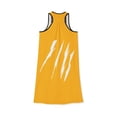 thumbnail image 2 of Effete Feline Claw Marks Scratch Women Racerback Dress (AOP), 2 of 6