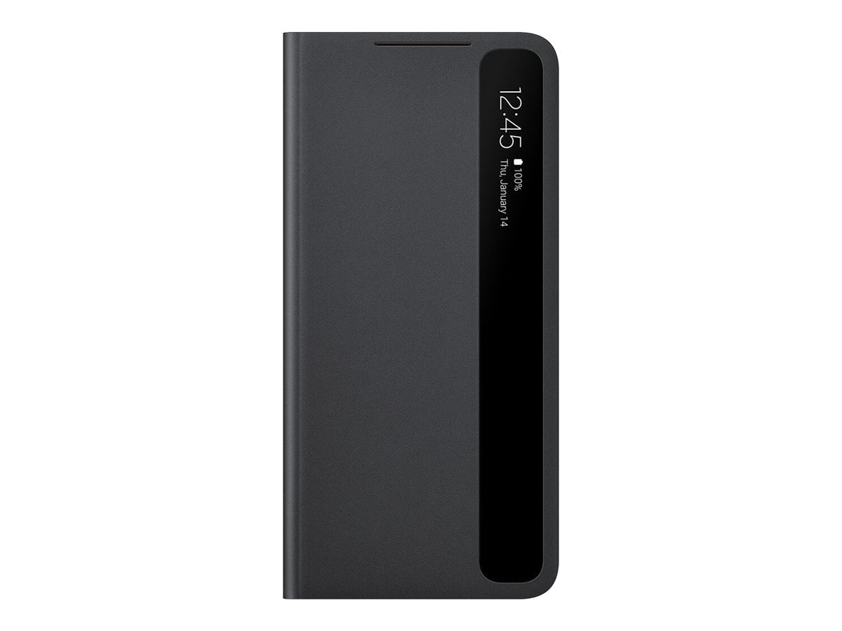 Samsung S View EF-ZG996 - Flip cover for cell phone - black - for Galaxy S21+ 5G