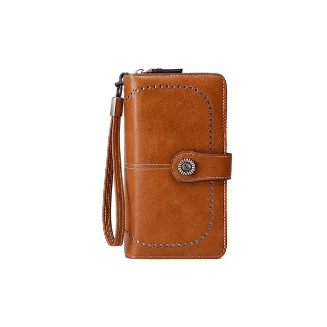 Cartera de Mujer Gran Capacidad Monederos Para Dama NARANJA