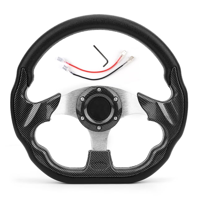 Oubit Racing Wheel,320MM Universal Car Steering Steering Wheel Upgrade Steering Wheel True Excellence
