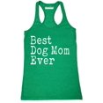 thumbnail image 1 of P&B Best Dog Mom Ever Women's Tank Top, Heather Green, S, 1 of 2