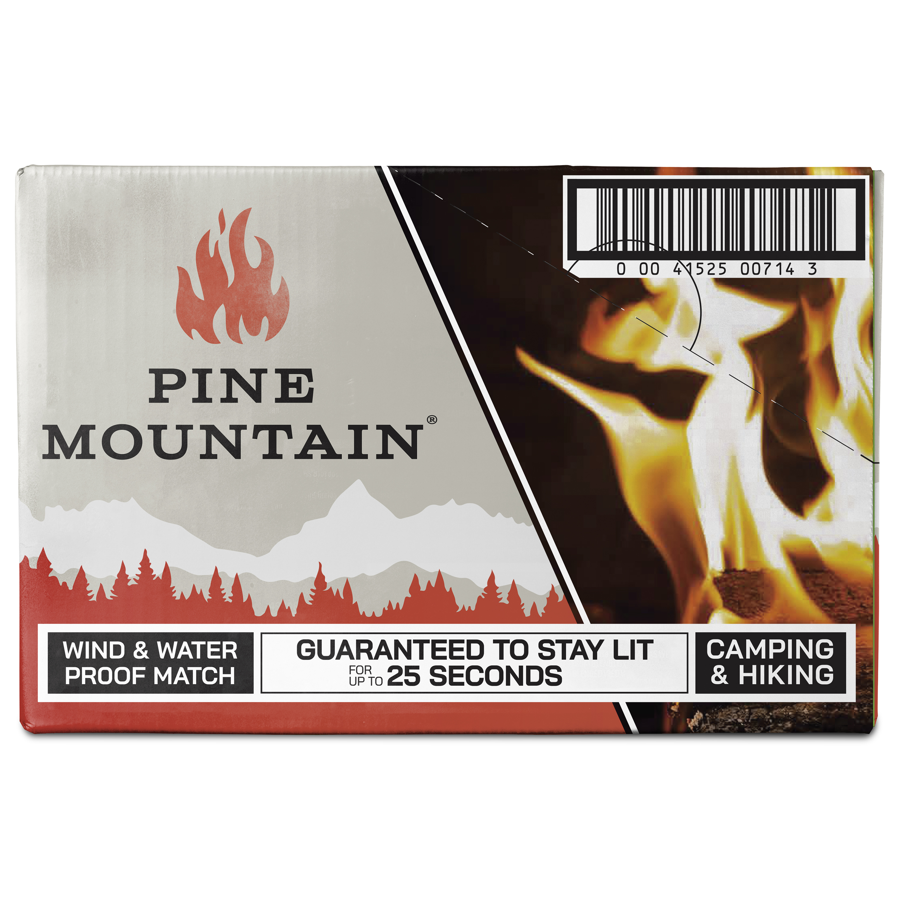 Pine Mountain Weatherproof Match, Match for Extreme Conditions, 25 Count, Tan and Red - image 3 of 5