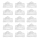 thumbnail image 2 of 100Pcs Sandwich Packing Box Clear Plastic Sandwich Bag Sandwich Triangle Bag, 2 of 4