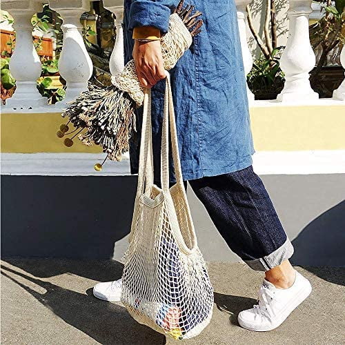 Bolsas Malla De Algodón Reutilizables, Ecológicas