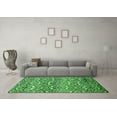 thumbnail image 3 of Ahgly Company Indoor Rectangle Abstract Green Modern Area Rugs, 3' x 5', 3 of 4