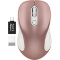 thumbnail image 1 of WisFox 2.4G Wireless  for Laptop, Ergonomic Computer  with USB Receiver and 3 Adjustable Levels, 6 Button Wireless Mice for Windows  PC Notebook (Grey), 1 of 8