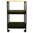 thumbnail image 3 of Catskill Craftsmen Utility Kitchen Cart in Black, 3 of 3