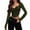 A-Green151, variant on XIAOCHA Womens Blouses Elegant Sheer Mesh Long Sleeve Leather Corset Blouse Solid Color Slim Fit Vintage Gothic Night Out Street Tops Green ONE SIZE