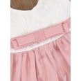 thumbnail image 5 of Bagilaanoe Newborn Baby Girl Party Dress Floral Print Sleeveless A-line Princess Dresses + Hairband 3M 6M 12M 18M 24M Infant Lace Patchwork Tulle Skirt, 5 of 6