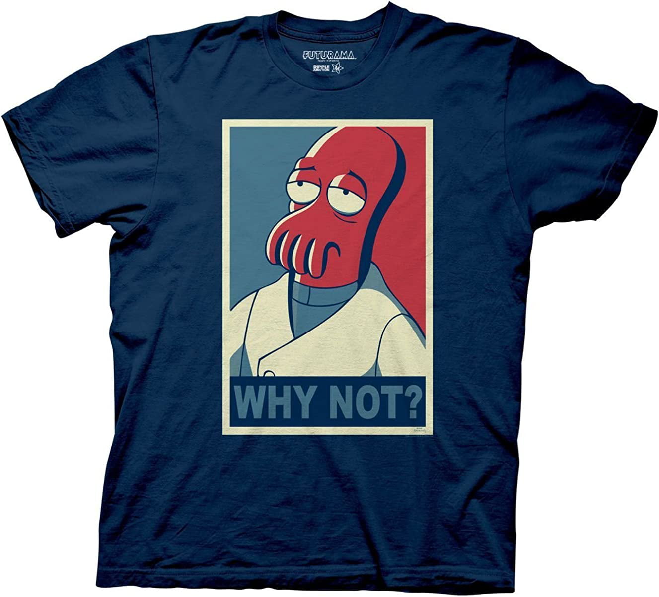 Why Not Zoidberg T-Shirt (Extra Large, Navy) - Walmart.com