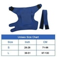 thumbnail image 7 of Shoulder Brace, Shoulder Support, Adjustable Upper Arm Wrap Sleeve, Men Women Compression Sleeves, Shoulder Protector for Sports Gym Workout Dark Blue S, 7 of 7