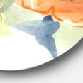 thumbnail image 2 of Designart 'Multicolor Buttercup II' Farmhouse Metal Circle Wall Art, 2 of 3