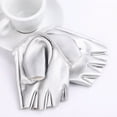 thumbnail image 6 of Women Ladies Fashion Half Finger Faux Leather Short-Figures Gloves Half Palm, 6 of 8