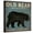 Canvas, variant on Art.com Old Bear Stretched Canvas Print Wall Art by Ryan Fowler, 24" x 24"