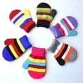 thumbnail image 5 of Guantes de punto cálidos de invierno para niños de 1 a 4 años de guardería, guantes pequeños antiarañazos para bebés, 5 of 5