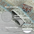 thumbnail image 7 of Assaile 8 x 10 ft Polyester Pearl Velvet Orange Rectangular Hallway Bathroom Entryway Kitchen Office Foldable Flower Moon Printed Modern Washable Area Rug, 7 of 7