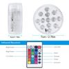 thumbnail image 4 of Juego de 4 luces subacuáticas RGB de 13 LED, impermeables, para acuario, piscina, estanque, con control remoto, 4 of 8