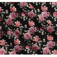 thumbnail image 3 of Soimoi Cotton Cambric Fabric Leaves & Peony Floral Printed Craft Fabric by The Yard 42 Inch Wide, 3 of 7