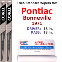 1971 Pontiac Bonneville Wiper Blades (Set of 2)
