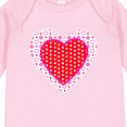 thumbnail image 4 of Inktastic Valentine Red Heart with Dots Boys or Girls Long Sleeve Baby Bodysuit, 4 of 5