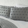 thumbnail image 3 of Mudd Eyelash 2 Piece Twin Microfiber Quilt Set, Grey, 3 of 6