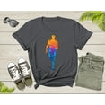 thumbnail image 2 of Running Man Colorful Silhouette Man Doing Sport Exercise T-Shirt Runner Running Lover Gift T Shirt for Men Women Kids Boys Girls Tshirt, 2 of 8