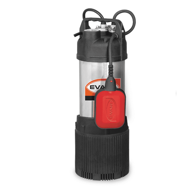 Bomba Sumergible Doméstica 1Hp EVANS SPM1ME100F-F negro 1