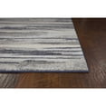 thumbnail image 2 of 5'x8' Grey Machine Woven Abstract Brushstroke Indoor Area Rug, 2 of 4