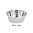 thumbnail image 2 of Cooking Utensils Multifunctional Stainless Steel Basin Set - Thickened Large Capacity Birdbath Style Food Preparation Bowl for Soup Mixing and Rinsing, 2 of 5