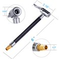thumbnail image 2 of Lumiteco Adaptador De Manguera De Inflado De Neumáticos Para Convertir Por Giro A Conexión De Bloqueo Con Portabrocas De Aire Y Manguera De Aire Y Válvula Schrader De Neumáticos Con Rosca Fina, 2 of 6