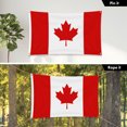 thumbnail image 6 of G128 Combo Pack: 6 Ft Tangle Free Aluminum Spinning Flagpole (Black) & Canada Canadian Flag 3x5 Ft, LiteWeave Pro Series Printed 150D Polyester, 4 Corner Brass Grommets | Pole with Flag Included, 6 of 9