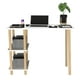 thumbnail image 3 of Escritorio Coco MORU Mueble para Casa u Oficina Color Roble Blanco Minimalista 75 cm Altura x 100 cm Largo x 40 cm Fondo, 3 of 7