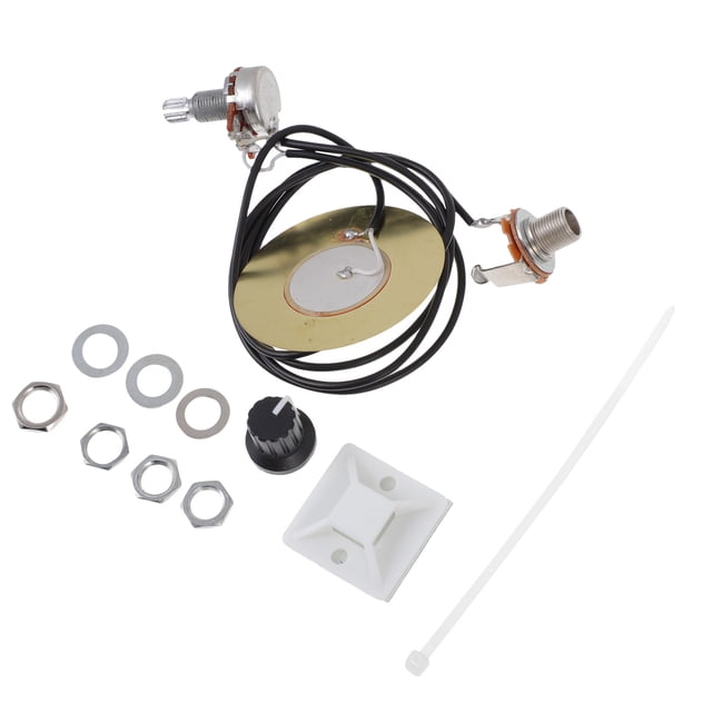 HAMPPLIES 1Jgo Pickup Piezoeléctrico Para Guitarra Acústica Con Sonido Claro Y Fácil Instalación
