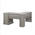 thumbnail image 4 of BELLEZE 60" L Shaped Home Office Desk with Storage Drawers - Kernville (Gray Wash), 4 of 7