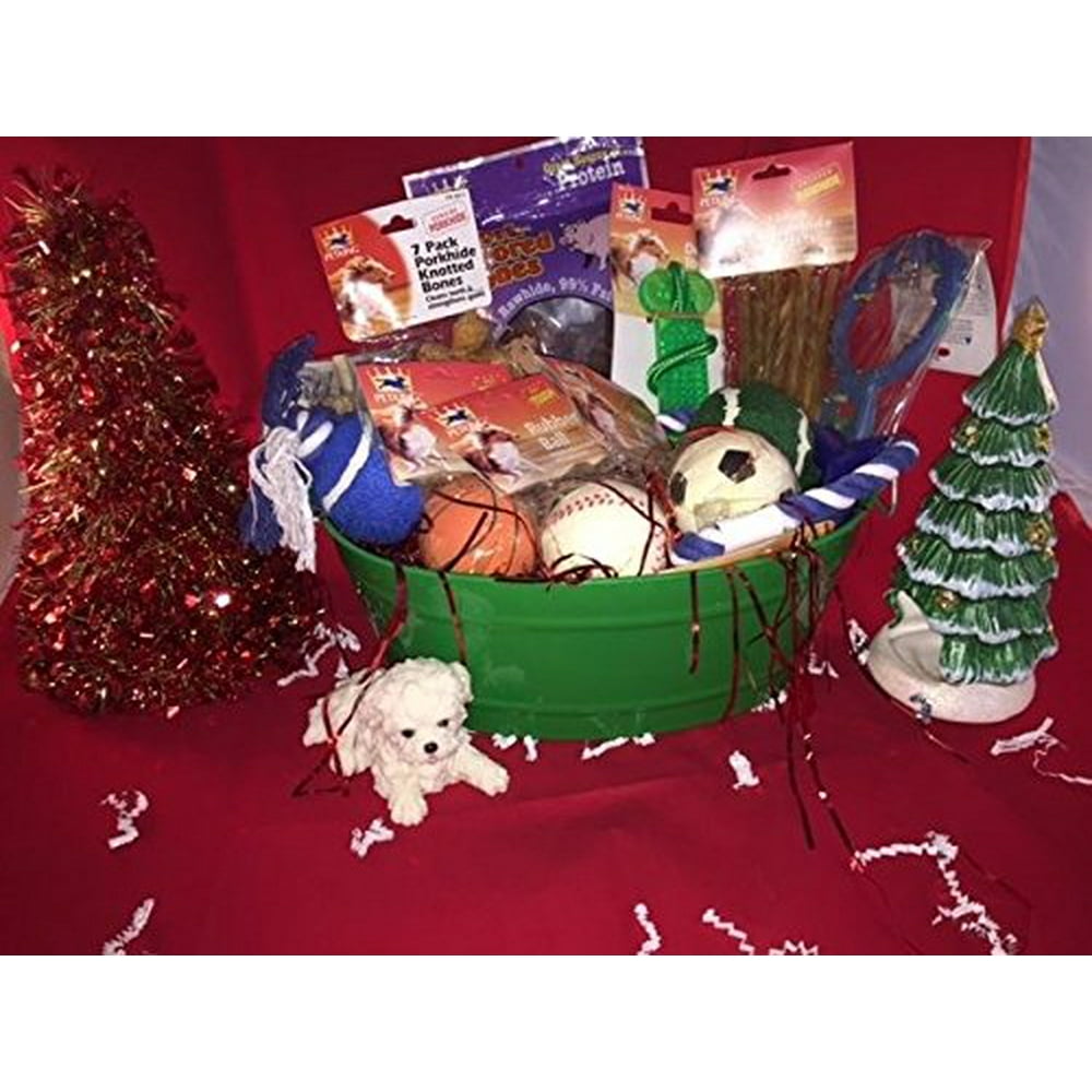Sparky PetCo Boy Dog Christmas Chanukah Party Bucket 2