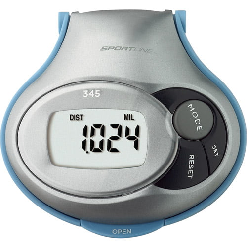 Colors May Vary Sportline Step & Distance Pedometer 