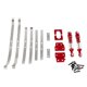 thumbnail image 2 of Kits de actualización de piezas para coche RC, fijación de resorte de eje trasero de metal para escala 1:12 rojo, 2 of 9