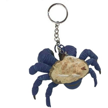 Moana Tamatoa Crab Key Ring Keychain Figure PVC Figurine Ornament Charm