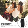 thumbnail image 4 of Shisuyan Camera Pouch Compact Nylon Black 1Set 7.27x3.34x1.77in, 4 of 8