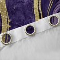 thumbnail image 4 of Homewish Mystic Purple Marbling Curtains Pack of 2 (42x84 Each) for Women, Art Abstract Marble Curtains Blackout, Watercolor Bedroom Curtains, Black Out Curtains Decor, 4 of 6