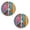 #087-Multicolor, variant on Cheapark Peace Symbol Metal Sign Round Inspirational Plaque Wall Decor For Bedroom Home Office Use