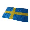 thumbnail image 5 of Sweden Flag - 150x90 cm - 100% Polyester Swedish Flag With Integrated Metal Grommets, 5 of 5
