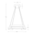 thumbnail image 4 of Lámpara colgante LED 3000K, acabado café oscuro, 30W, 4 of 5