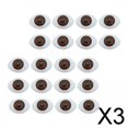 thumbnail image 1 of 3x10 Pares 11x14mm Muñeca Kit De Ojos Simulados Para Juguetes De Peluche De Animales Marrón 3 piezas, 1 of 10