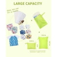 thumbnail image 3 of YANTONG Wet Dry Bags 4 Pack, Waterproof Reusable Travel Bags for Swimsuits, Baby Cloth Diapers, Beach, Pool, Gym Bag & Wet Clothes 4LNK04-B, 3 of 5