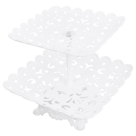 

Cake Display Stand Square Bagels Stand Dessert Storage Rack Party Serving Platte