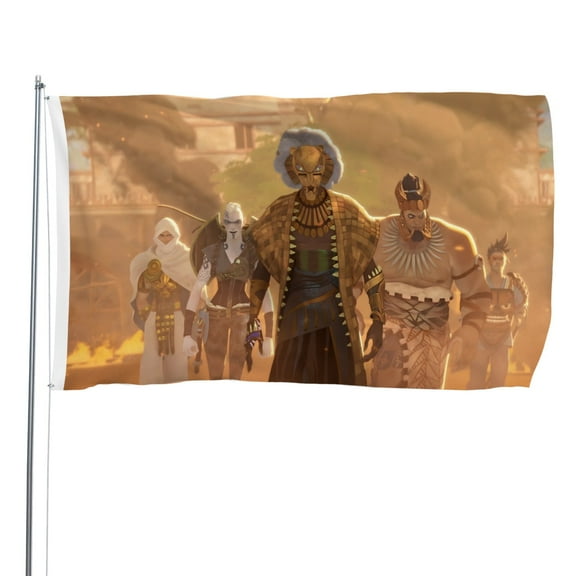 Eyes of Wakanda flag perfect for outdoor decoration, can be hung indoors, outdoor lawn, balcony, corridor, party, etc. anywhere you want to display，15.7x23.6in（40*60cm）