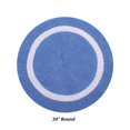 thumbnail image 3 of Better Trends - Alfombrillas De Baño 100% Algodón, Colección De Hoteles, Color Azul Y Blanco, Alfombrilla Reversible Absorbente, Lavable A Máquina, De Secado Rápido, Ideal Para Baño, Ducha, Dormitorio, 3 of 5